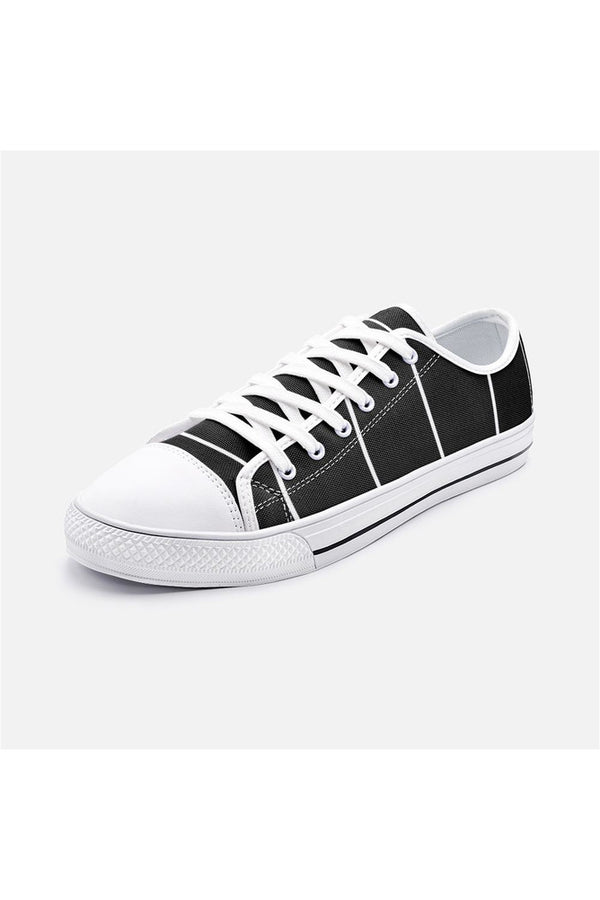 Stripes Unisex Low Top Canvas Shoes - Objet D'Art