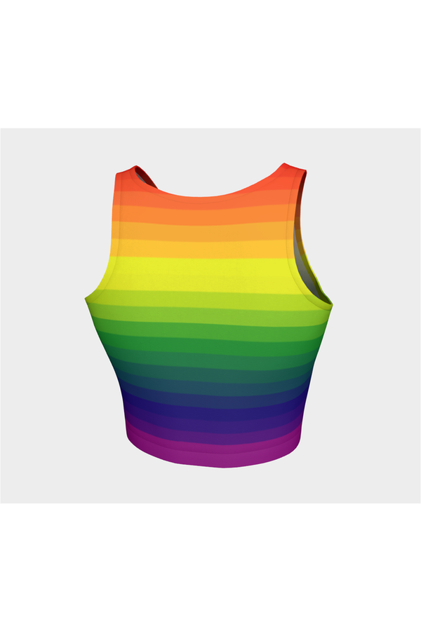 Rainbow After Rain Athletic Top - Objet D'Art