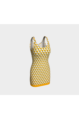 Trigonometric Trance Bodycon Dress - Objet D'Art