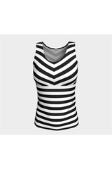 Striped Fitted Tank Top - Objet D'Art