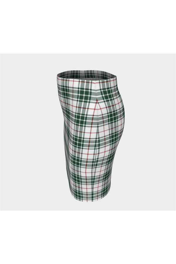 Holiday Plaid Fitted Skirt - Objet D'Art