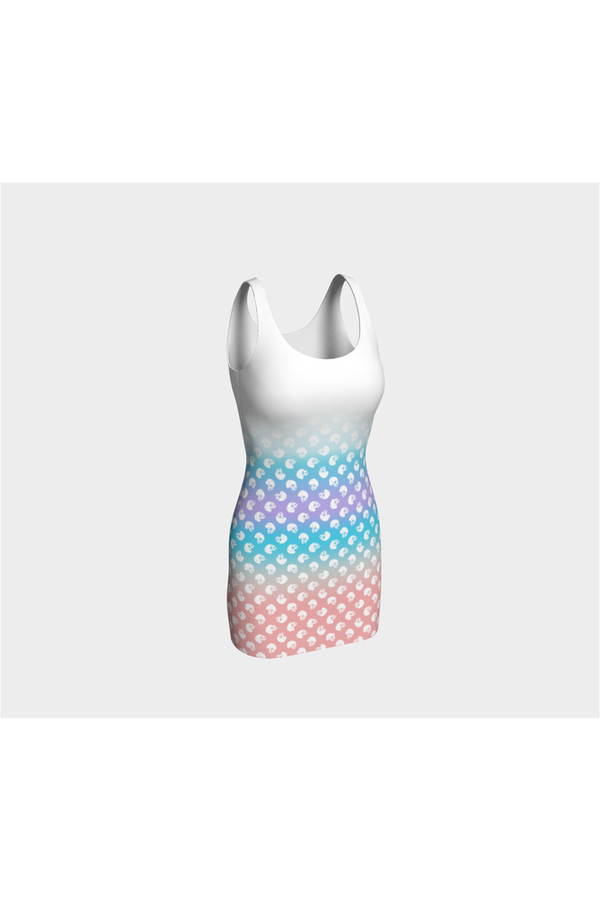 Skull-Kull Dot Bodycon Dress - Objet D'Art