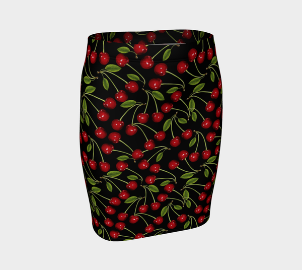 Cherry Bomb Fitted Skirt