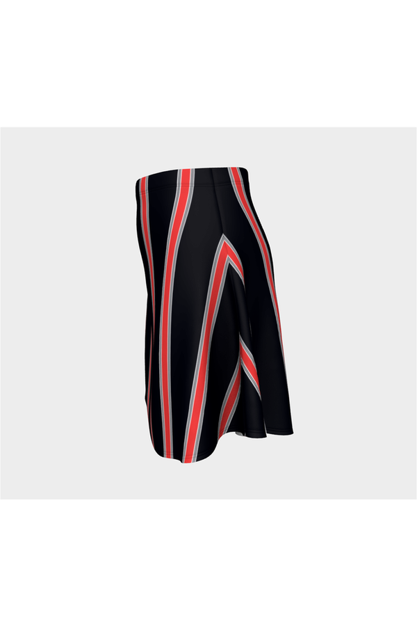 Flaming Stripes Flare Skirt - Objet D'Art Online Retail Store
