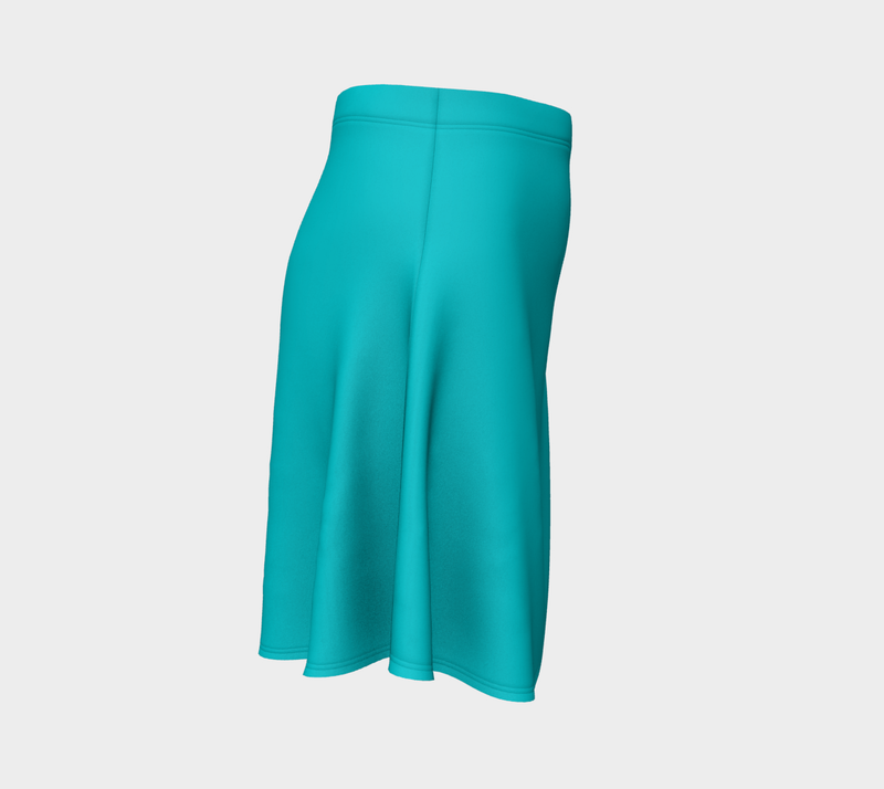 Robin's Egg Blue Flare Skirt - Objet D'Art