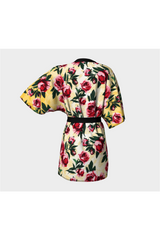 Sunny Roses Kimono Robe - Objet D'Art