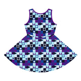 M Kemp Girls' Sleeveless Sundress (AOP) - Objet D'Art