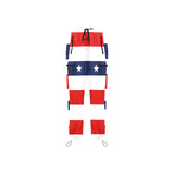 red white blue star and stripes print Women's Quick Dry Cargo Sweatpants (Model L65) - Objet D'Art