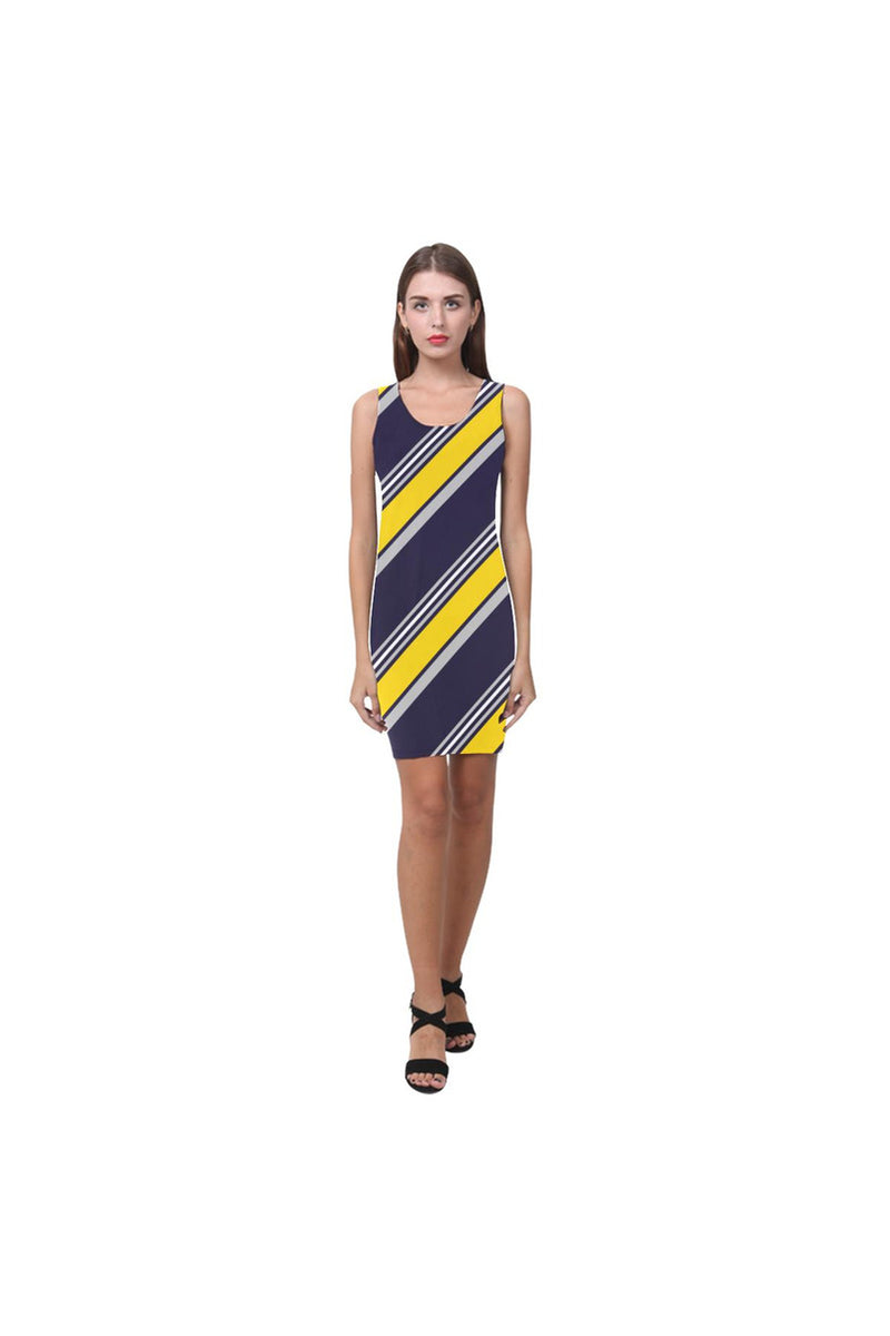 Golden Stripes Medea Vest Dress - Objet D'Art Online Retail Store