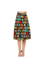 Library Skirt Waistband Aoede Crepe Skirt (Model D16) - Objet D'Art