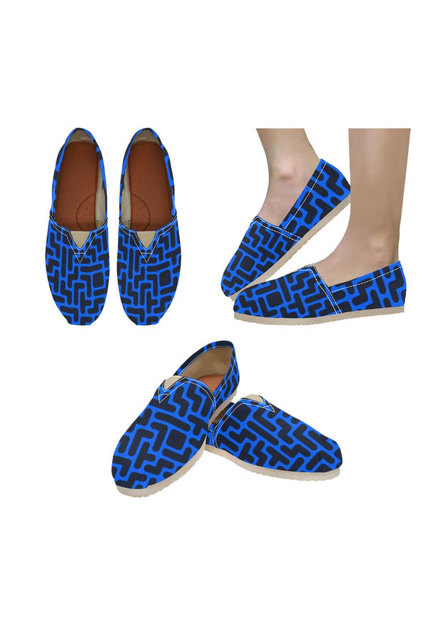 TET FR Unisex Classic Canvas Slip-On (Model 1206) - Objet D'Art