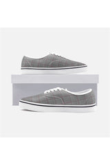 Houndstooth Unisex Canvas Sneakers - Objet D'Art