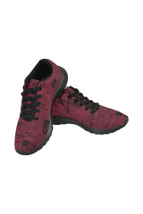 crimson suffrage Women’s Running Shoes (Model 020) - Objet D'Art