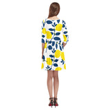Lemon Spice Tethys Half-Sleeve Skater Dress - Objet D'Art