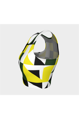 Green Abstract Athletic Top - Objet D'Art