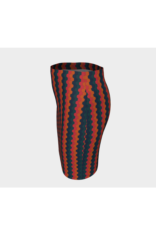 Honeycomb Fitted Skirt - Objet D'Art