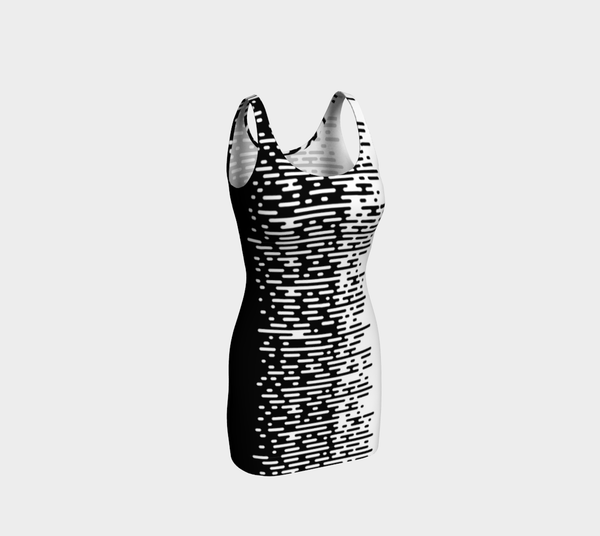 Two Tone Bodycon Dress - Objet D'Art