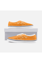 Phoenix Orange Unisex Canvas Sneakers - Objet D'Art