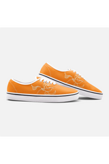 Phoenix Orange Unisex Canvas Sneakers - Objet D'Art