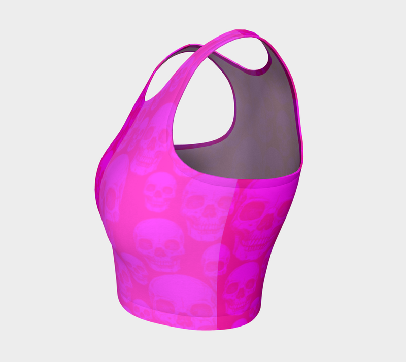 Bare Bone Beauty Athletic Crop Top - Objet D'Art