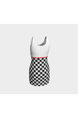 Go Black & White Imperial Waist Bodycon Dress - Objet D'Art Online Retail Store