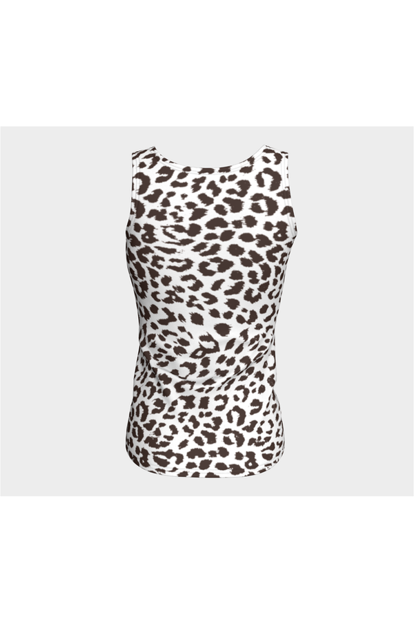 Leopard Print Fitted Tank Top - Objet D'Art