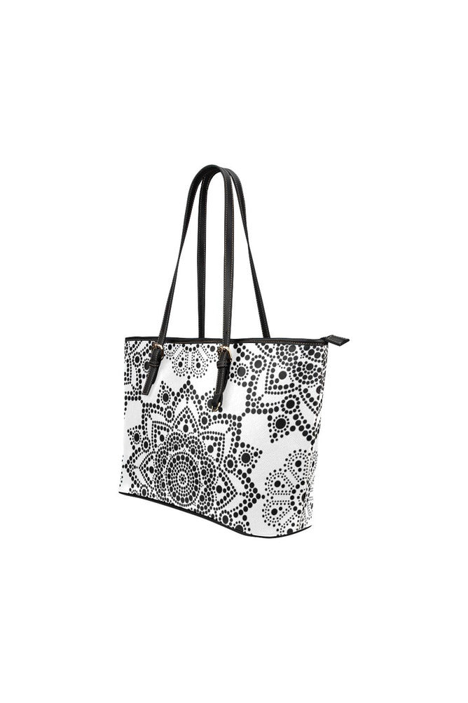Mandala Leather Tote Bag/Small - Objet D'Art