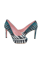 Zapatos de tacón alto para mujer Moonlit Leaves - Objet D'Art Online Retail Store