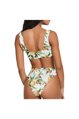 pea 2 Sport Top & High-Waisted Bikini Swimsuit (Model S07) - Objet D'Art