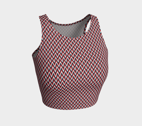 Herringbone Americana Crop Top - Objet D'Art