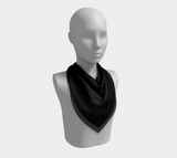 Black Square Scarf - Objet D'Art