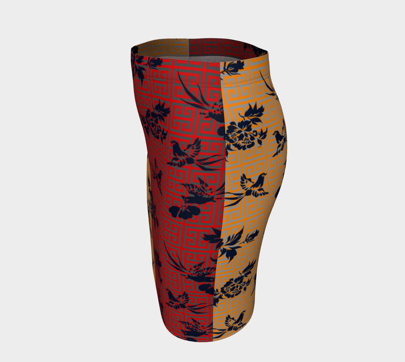 East Meets West Fitted Skirt - Objet D'Art