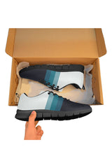 swimsuit3band2 Men's Breathable Running Shoes (Model 055) - Objet D'Art
