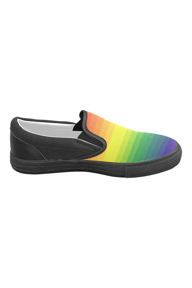 Spectrum of Possibility Men's Slip-on Canvas Shoes (Model 019) - Objet D'Art