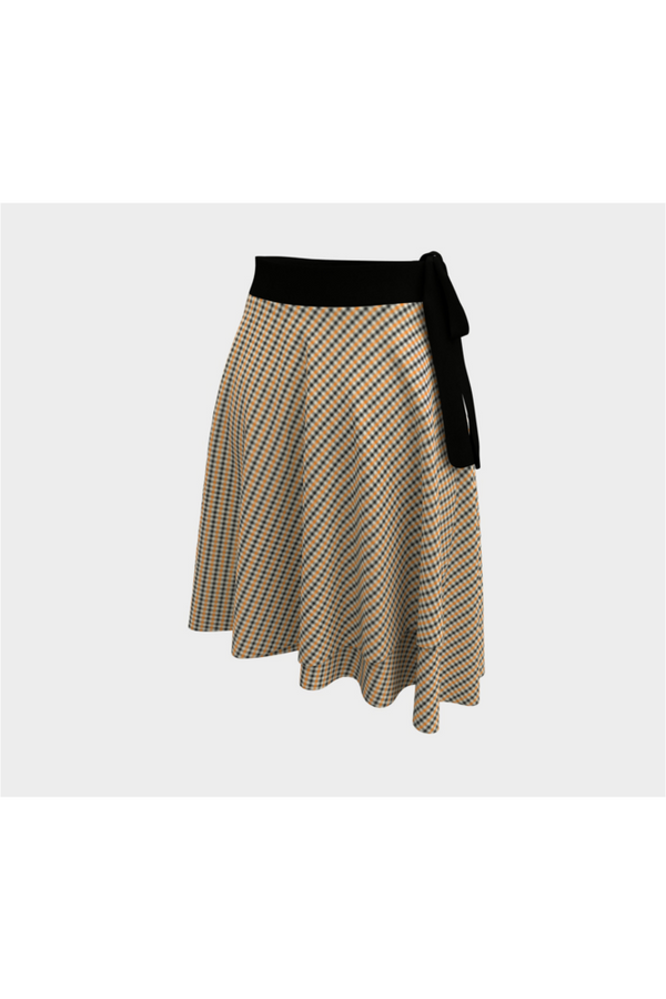 Shepherd's Check Wrap Skirt - Objet D'Art
