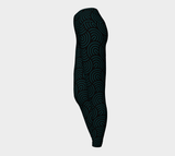 Green Curve Yoga Leggings - Objet D'Art