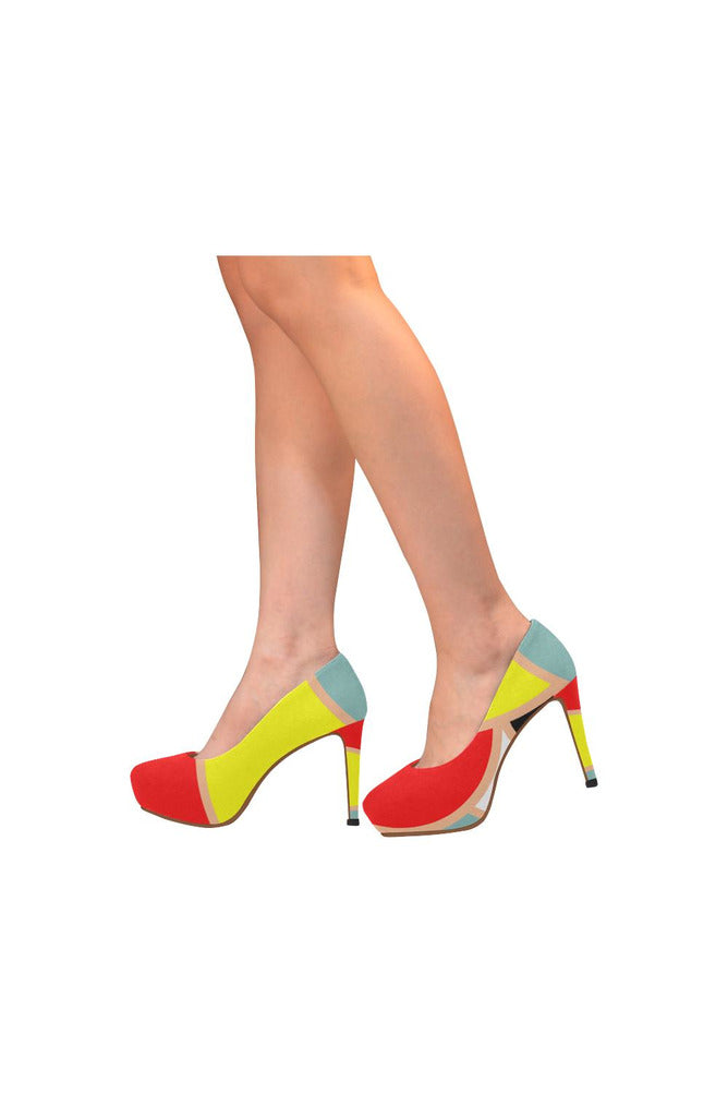 Multi-Colored Menagerie Women's High Heels - Objet D'Art Online Retail Store