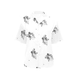cheribum m kemp print All Over Print Hawaiian Shirt for Women (Model T58) - Objet D'Art