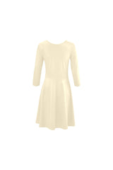 Cream Dream 3/4 Sleeve Sundress (D23) - Objet D'Art