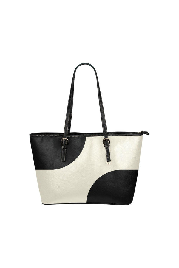 Curve Leather Tote Bag/Small - Objet D'Art