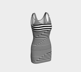 Optical Ilusion Bodycon Dress - Objet D'Art