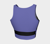 Periwinkle Matrix Crop Top - Objet D'Art