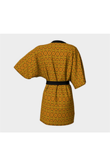 Kente Print Kimono Robe - Objet D'Art