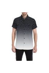 Leopard Ombre Men's Short Sleeve Shirt - Objet D'Art