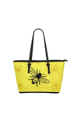 Honey Bee Carrying Leather Tote Bag/Small - Objet D'Art