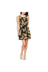 THE MONARCH Thea Sleeveless Skater Dress - Objet D'Art