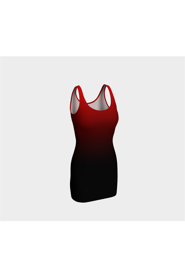 Fade Crimson to Black Bodycon Dress - Objet D'Art Online Retail Store