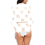 cheribum aloft smaller Long Sleeve Bikini Set (Model S27) - Objet D'Art
