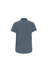 BK - USA Men's All Over Print Short Sleeve Shirt (Model T53) - Objet D'Art
