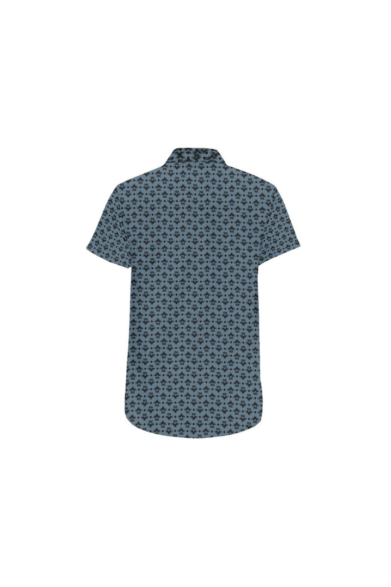 BK - USA Men's All Over Print Short Sleeve Shirt (Model T53) - Objet D'Art